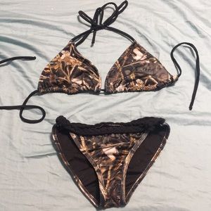 Camo girl brand camo bikini